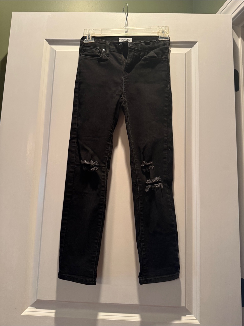 Denizen from Levi's Black Distressed Kids Jeans